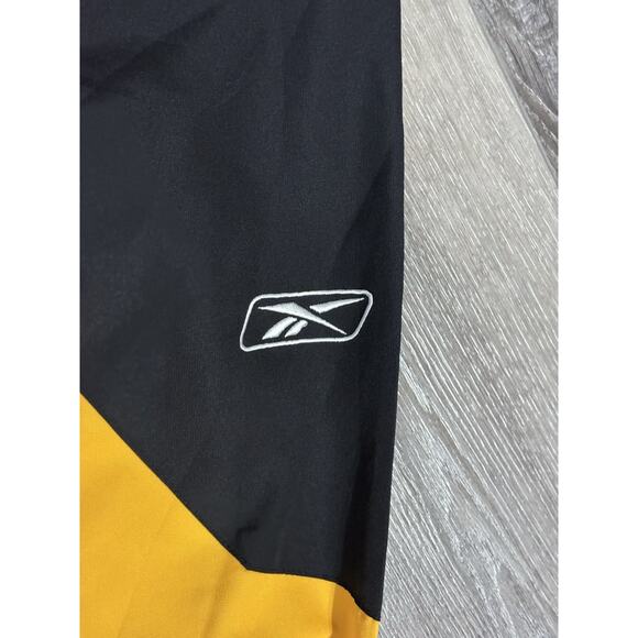 Reebok NFL Pittsburgh Steelers Pullover 1/4 Zip Windbreaker Jacket - Mens Medium - Picture 5 of 11